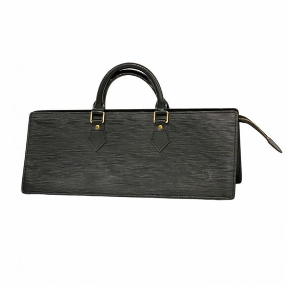 Louis Vuitton Handbag Epi Sac Black Noir Triangle - Picture 1 of 5
